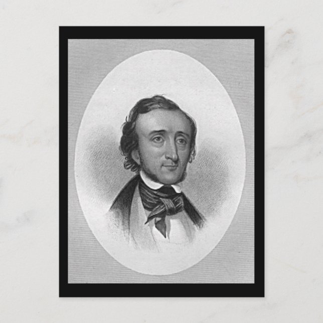 Edgar Allan Poe Postcard (Front)
