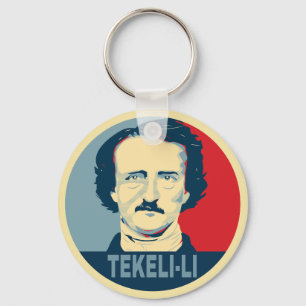 Edgar Allan Poe TEKELI-LI Hope Style Keychain