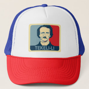 Edgar Allan Poe TEKELI-LI Hope Style Trucker Hat