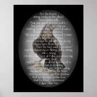 Edgar Allan Poe The Raven Poem Raven Watercolor