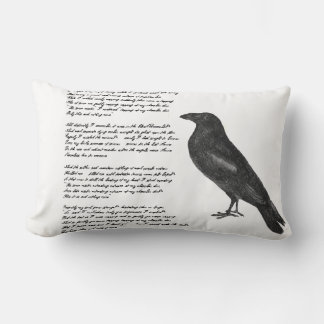 Edgar Allan Poe "The Raven" Throw Pillow