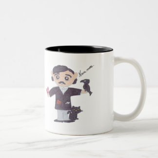 Edgar Allan Poe Two-Tone Coffee Mug