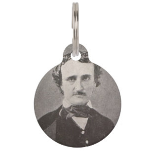 Edgar Allan Poe with Signature Pet Tag