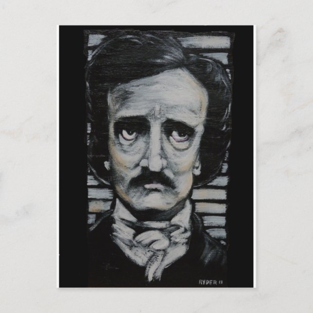 Edgar Allen Poe Postcard (Front)