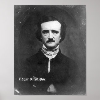 Edgar Allen Poe Poster 10 x 7.5