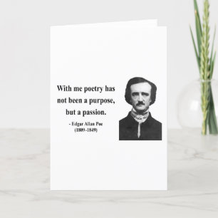 Edgar Allen Poe Quote 11b Card