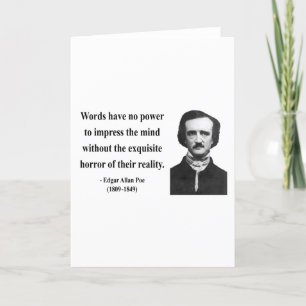 Edgar Allen Poe Quote 4b Card