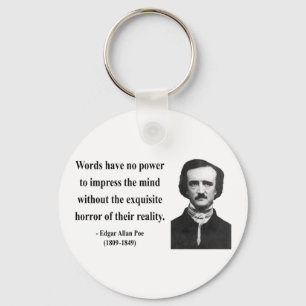 Edgar Allen Poe Quote 4b Keychain