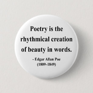 Edgar Allen Poe Quote 5a 2 Inch Round Button