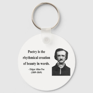 Edgar Allen Poe Quote 5b Keychain