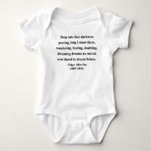 Edgar Allen Poe Quote 8a Baby Bodysuit