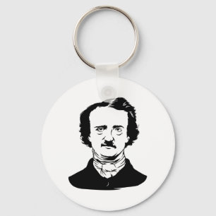 Edgar Allen Poe Raven Keychain