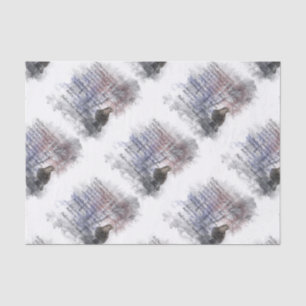 Edgar Allen Poe The Raven Bird Halloween Poem Tissue Paper