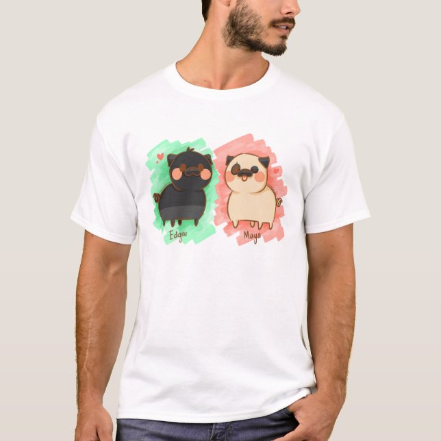 Edgar and Maya T-Shirt (Front)
