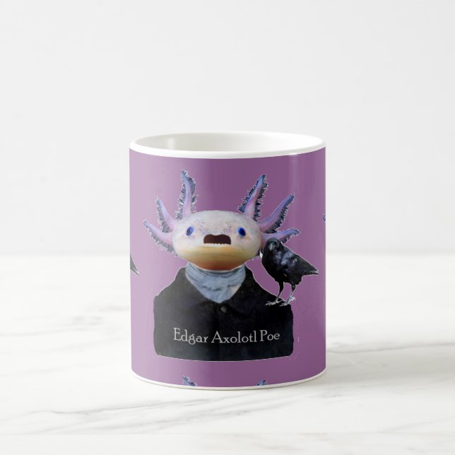Edgar Axolotl Poe mug (Center)