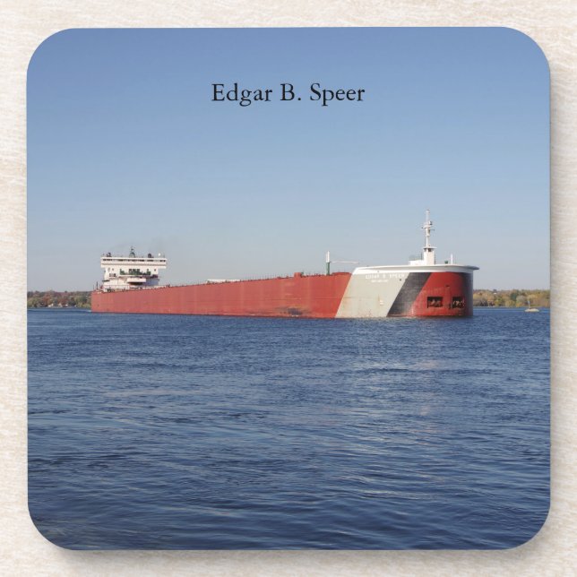 Edgar B. dessous de verre en plastique Speer (Devant)