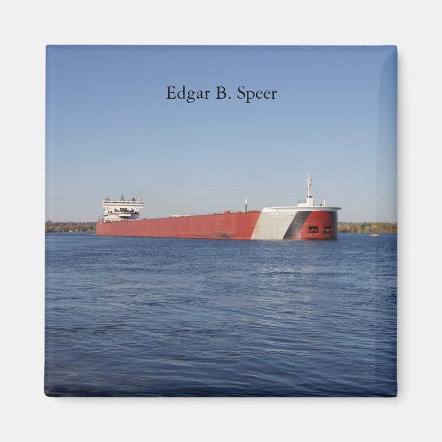 Edgar B. Speer magnet (Front)