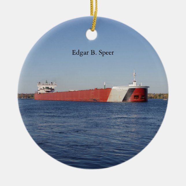 Edgar B. Speer ornament (Front)