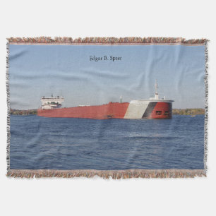 Edgar B. Speer throw blanket