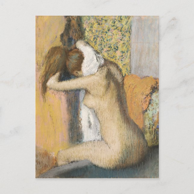 Edgar Degas | After the Bath, Woman Drying Neck Postcard (Front)