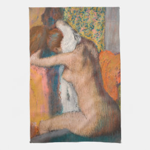 Edgar Degas - After the Bath, Woman Wiping Neck Kitchen Towel