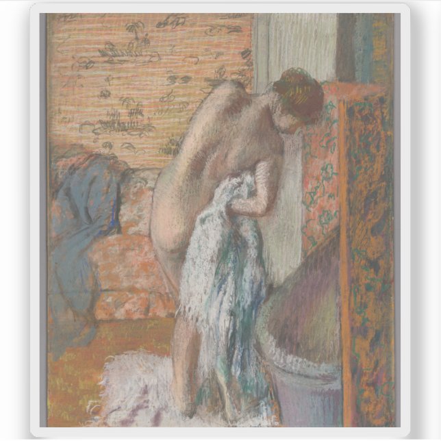 Edgar Degas - Après le bain (Femme s'essuyant) (Front)