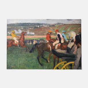 Edgar Degas - At the Races Doormat