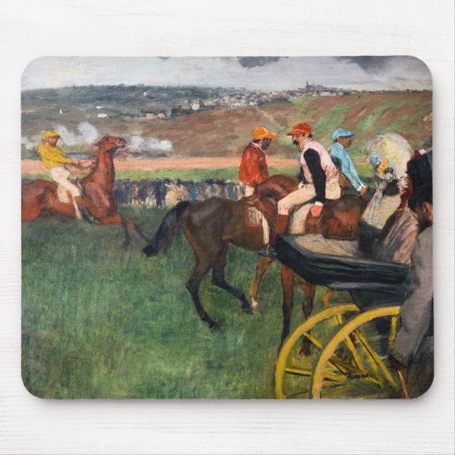 Edgar Degas - At the Races Mouse Pad (Front)