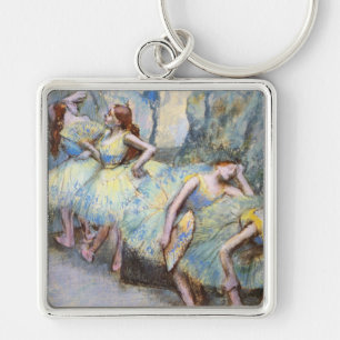 Edgar Degas Ballet Art Painting Keychain