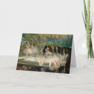 Edgar Degas - Ballet at the Paris Opera Card