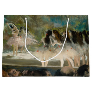 Edgar Degas - Ballet at the Paris Opera Large Gift Bag