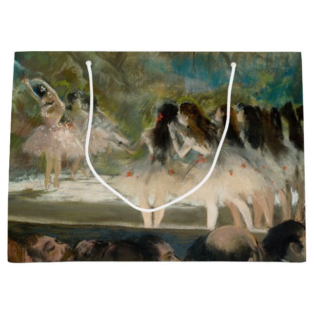 Edgar Degas - Ballet at the Paris Opera Large Gift Bag (Front)