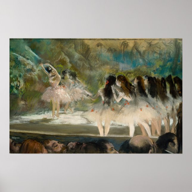 Edgar Degas - Ballet at the Paris Opera Poster (Front)