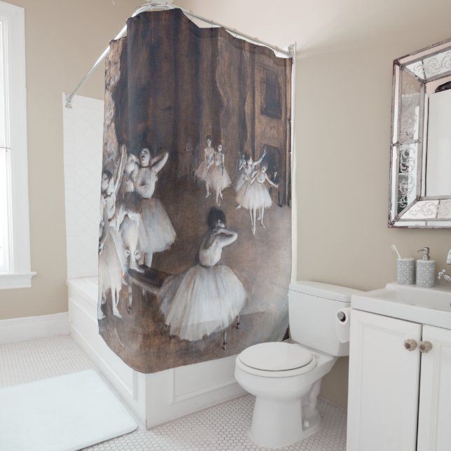 Edgar Degas - Ballet Rehearsal on Stage (In Situ)