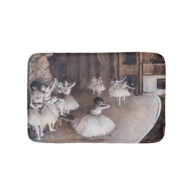 Edgar Degas - Ballet Rehearsal on Stage Bath Mat (Front)