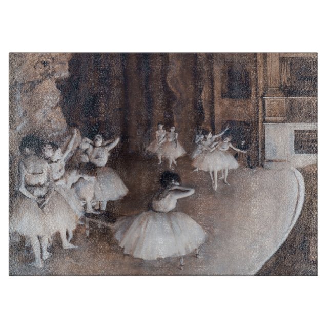 Edgar Degas - Ballet Rehearsal on Stage Cutting Board (Front)