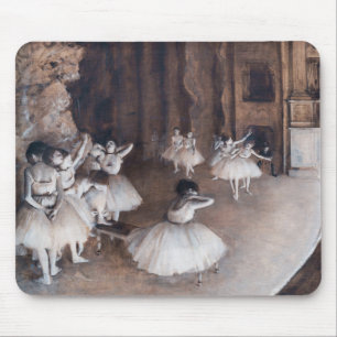 Edgar Degas - Ballet Rehearsal on Stage Mouse Pad