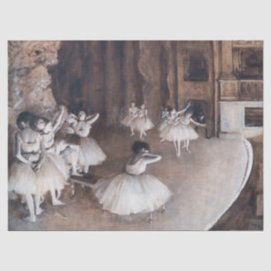Edgar Degas - Ballet Rehearsal on Stage Tissue Paper