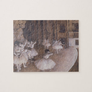 Edgar Degas   Ballet Rehearsal on the Stage, 1874 Jigsaw Puzzle