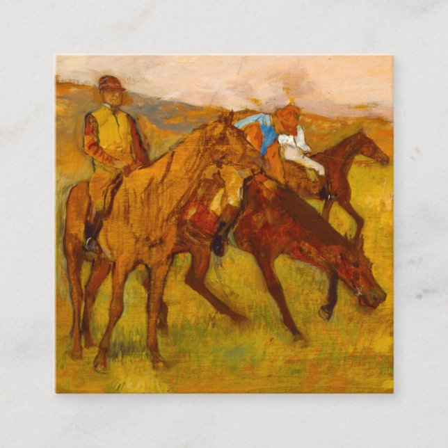 Edgar Degas Before the Race Enclosure Card (Front)