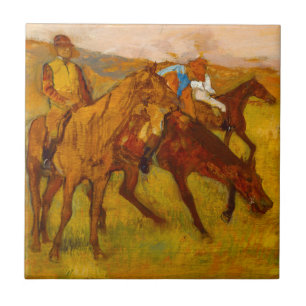 Edgar Degas Before the Race Tile