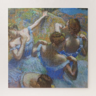 Edgar Degas Blue Ballet Dancers Classic Impression Jigsaw Puzzle