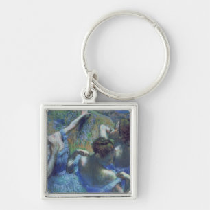 Edgar Degas Blue Dancers, c.1899 Keychain
