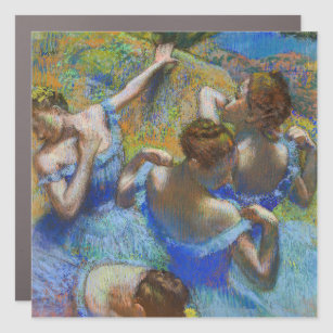 Edgar Degas - Blue Dancers Car Magnet