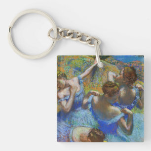 Edgar Degas - Blue Dancers Keychain