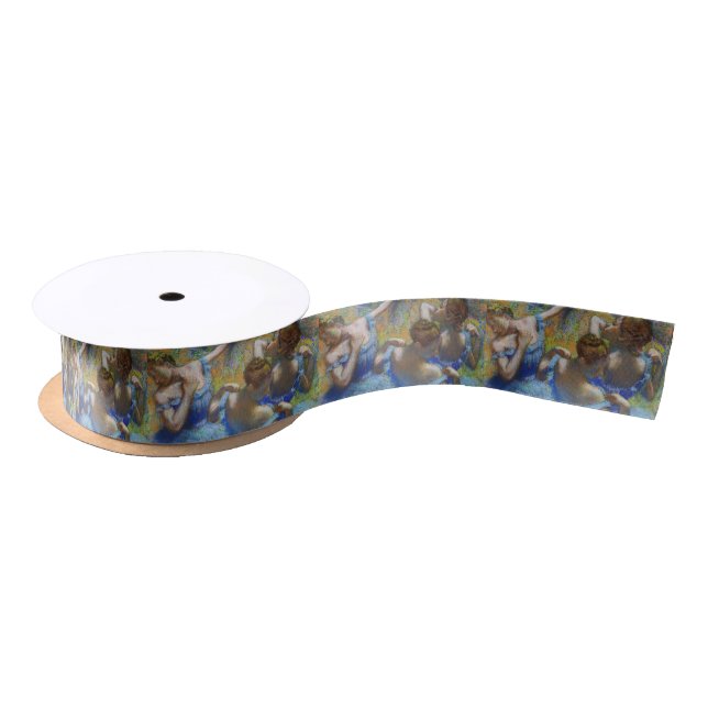 Edgar Degas - Blue Dancers Satin Ribbon (Spool)