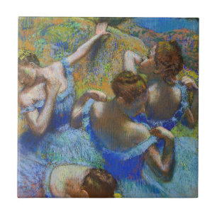 Edgar Degas - Blue Dancers Tile