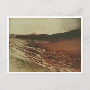 Edgar Degas - Burgundy Landscape 1890 Monotype Postcard