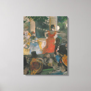Edgar Degas   Cafe Concert at Les Ambassadeurs Canvas Print