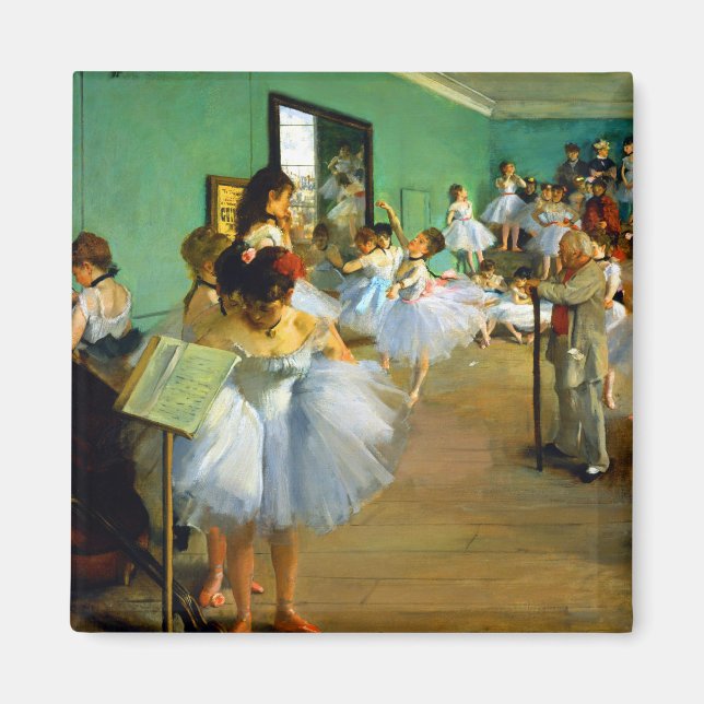 Edgar Degas Dance Class Magnet (Front)